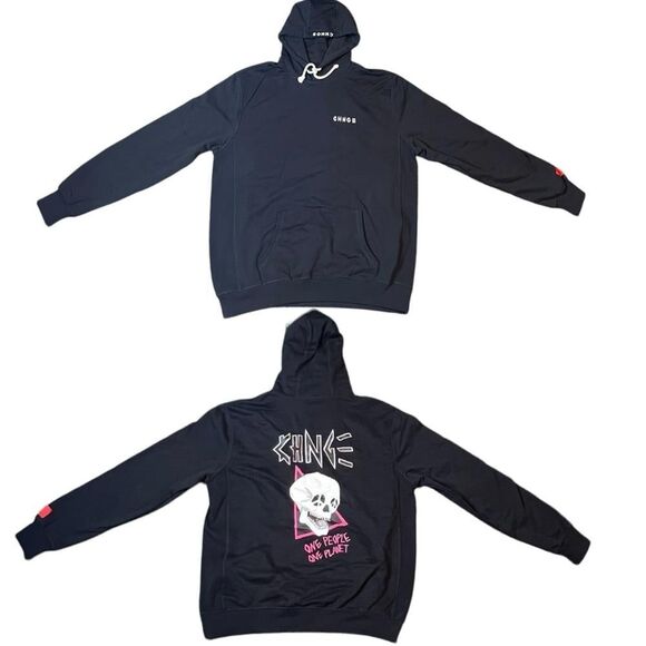 CHNGE One People One Planet Skull Grahic Hoodie - size XXL - Picture 1 of 7